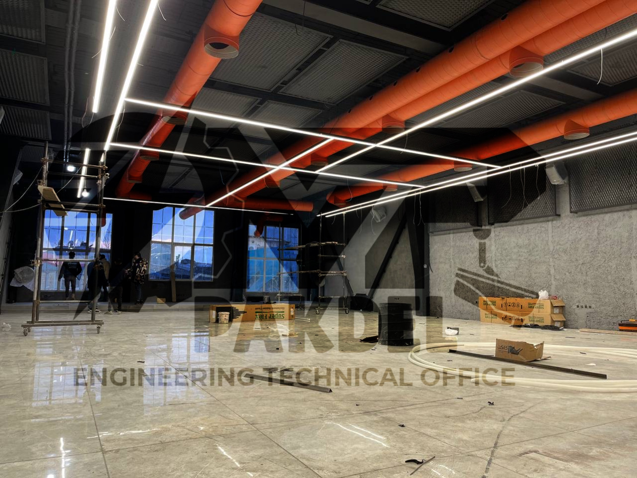 نورپردازی حرفه ای باشگاه